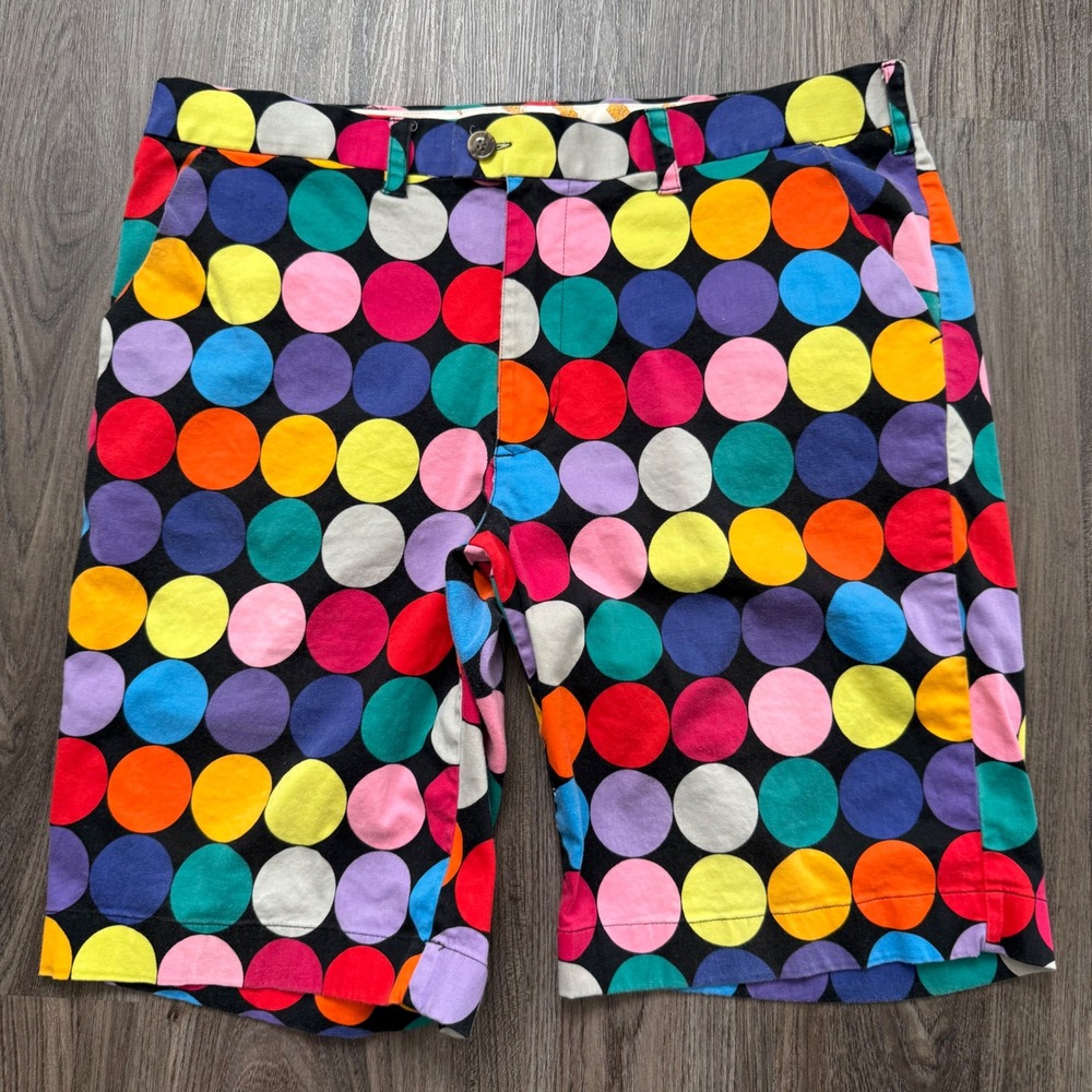Loudmouth Golf Polka Dot Shorts Mens Colorful Funky Novelty Pattern